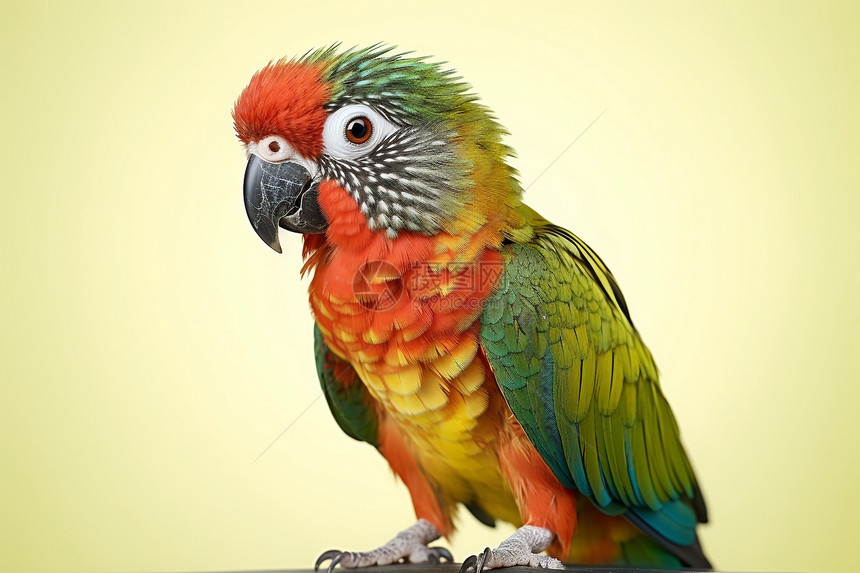 色彩斑斓的鹦鹉图片