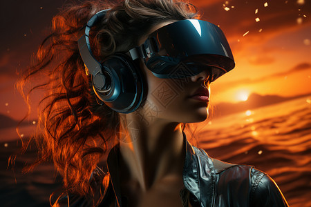 创新科技的虚拟现实VR眼镜图片