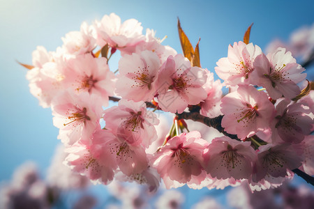 优雅美感的粉色樱花图片