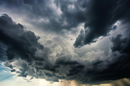 暴风雨的天气图片