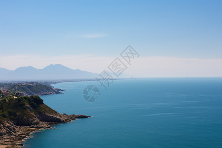 迷人的海滩风景图片