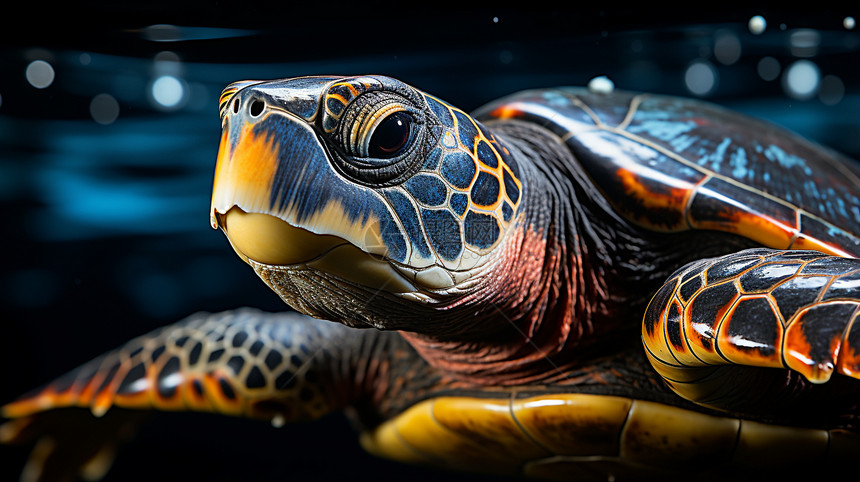 海洋动物海龟图片