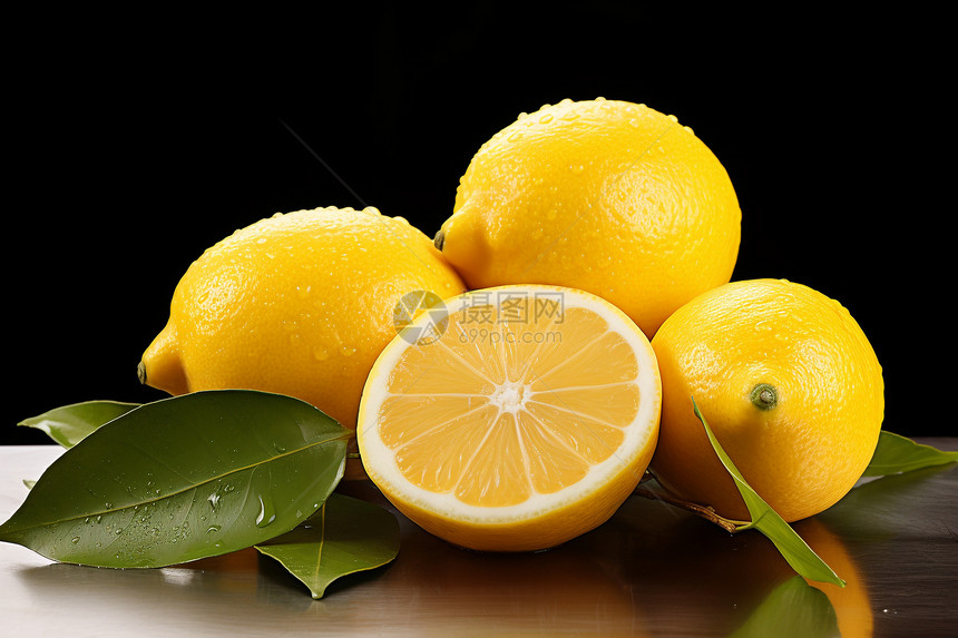 柠檬的自然味道图片
