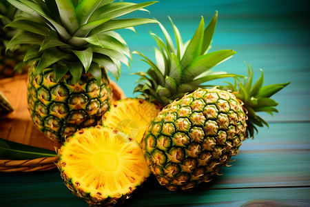 健康可口的菠萝图片