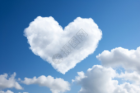 天气多云素材蓝天白云中的云朵设计图片