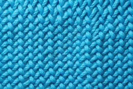 蓝色毛线针织图片