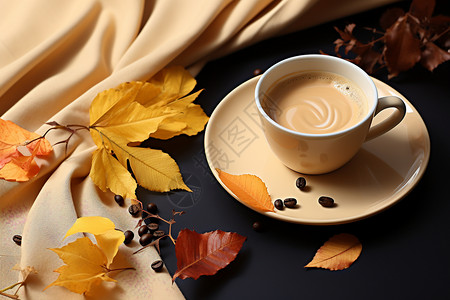 香醇美味的咖啡饮品背景图片