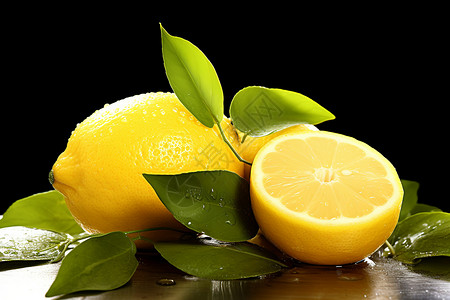 清新的柠檬水果图片