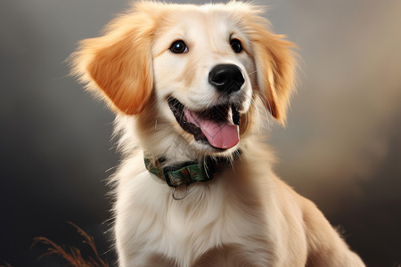 快乐的金毛猎犬图片