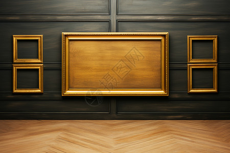 优雅艺术框古典艺术的相框背景