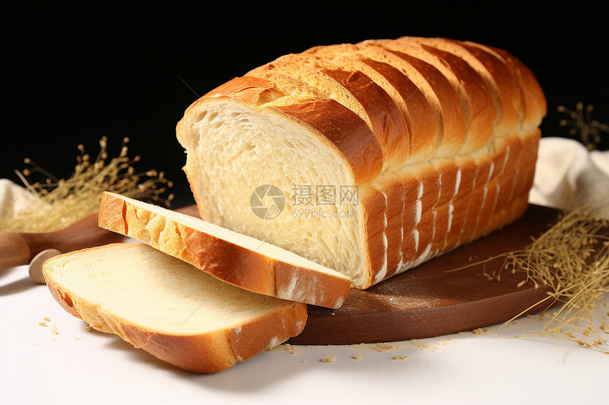 新鲜的面包图片