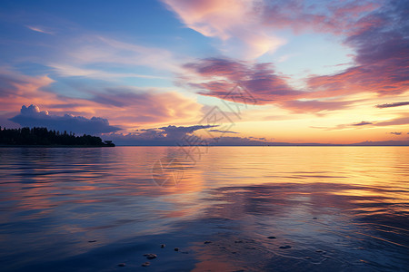 海边的夕阳风光图片