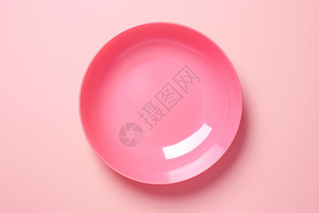 粉色餐盘粉色的餐具背景