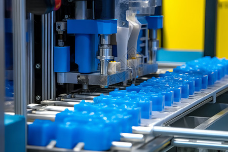 树脂瓦工业塑料生产加工厂背景