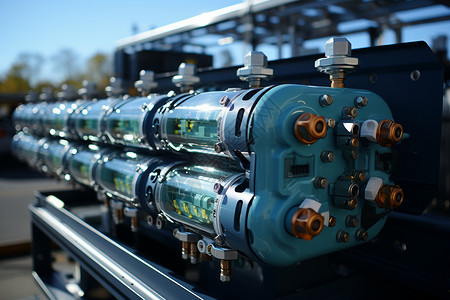 管道系统未来绿色能源的压缩空气储能系统设计图片