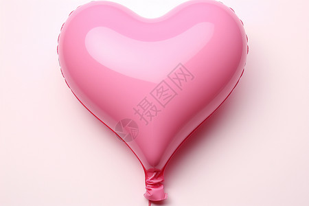 粉色爱心气球图片