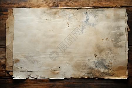 复古木板与纸木板上的纸张设计图片