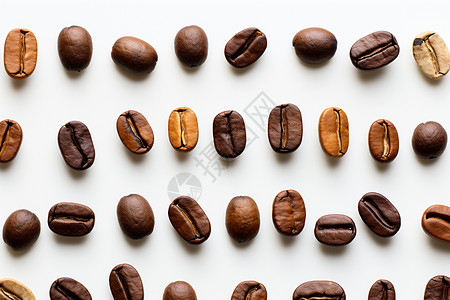 纯正的咖啡豆背景图片