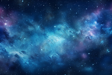 银河系深处的空间背景背景图片