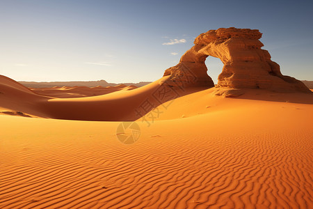 奇特景观著名的撒哈拉沙漠背景