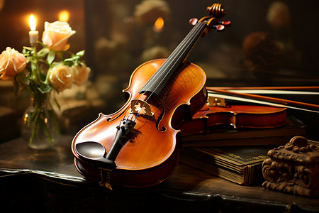 音乐之美小提琴高清图片