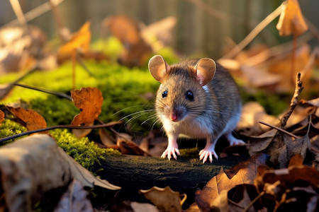 可爱的动物老鼠背景图片