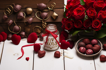 甜蜜的情人节巧克力图片