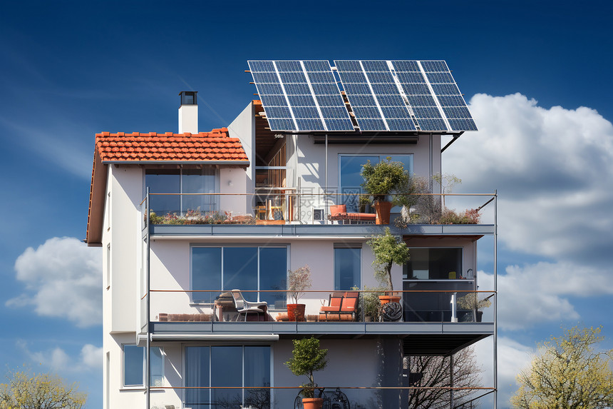 太阳能欧洲住宅图片