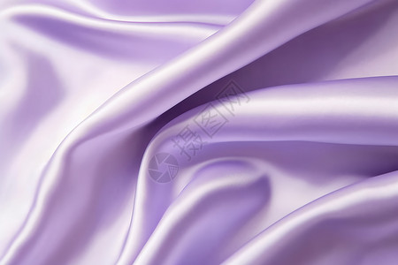 紫色丝绸紫色窗帘丝绸高清图片