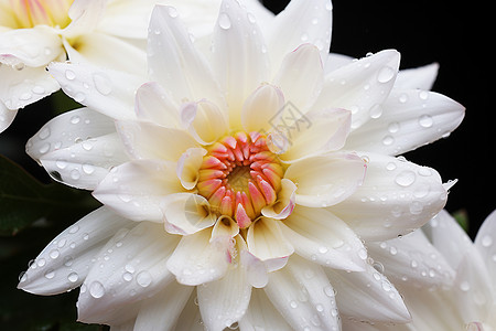 一朵白色菊花一朵洁白花朵背景