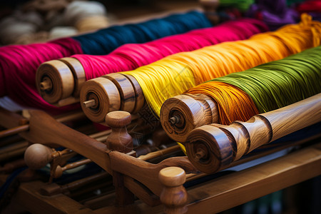 手工织毯工厂图片