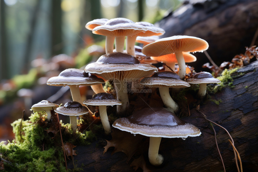 森林里的蘑菇图片
