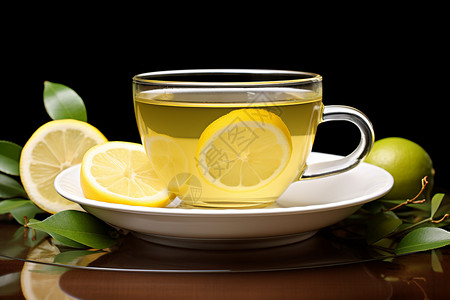 新鲜柠檬茶图片