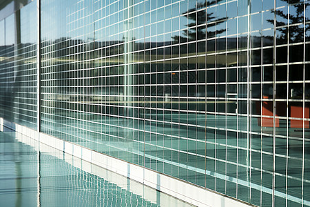 玻璃围栏体育馆窗户背景