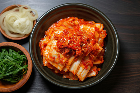 诱人的传统韩式泡菜高清图片