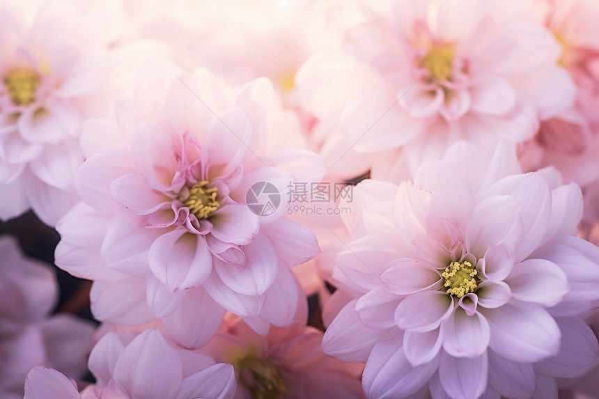 夏季盛开的粉色花朵图片