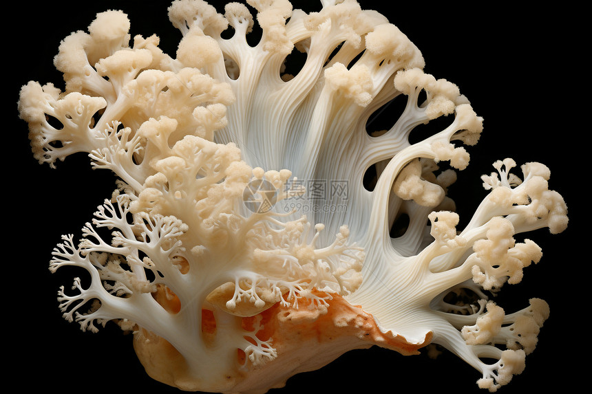 造型奇特的白色珊瑚图片