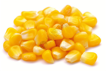 桌面上黄色的玉米粒背景