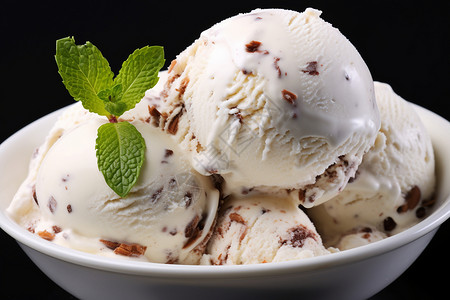 健康冰淇淋美味可口的冰淇淋背景