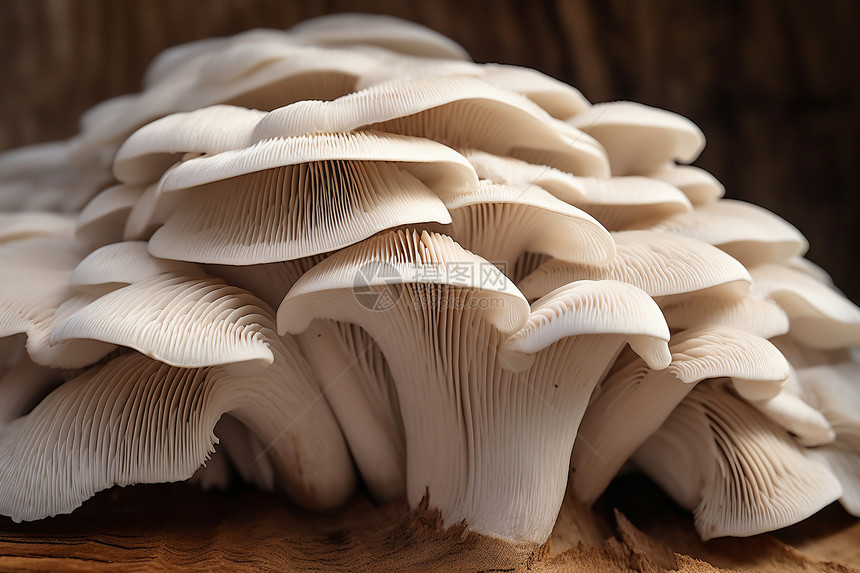 健康新鲜的蘑菇图片