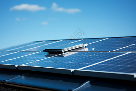 科技签到板户外的科技太阳能板背景