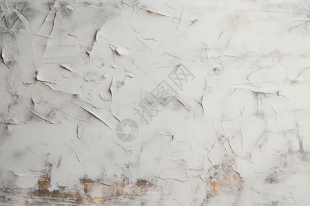 半灰泥房子墙壁上的白色石膏背景