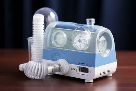 一台雾化器医疗保健吸入器高清图片