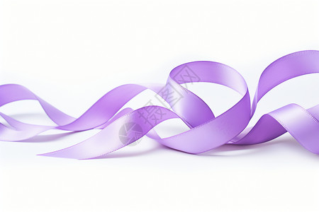 紫色的丝带纺织物背景图片