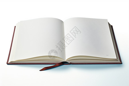 空白精装书空白书签素材高清图片