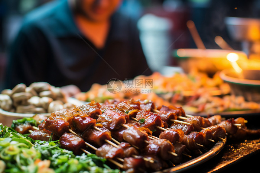 大盘烤肉图片