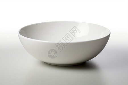 白色空碗餐具碗盘高清图片