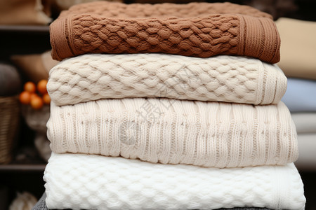 柔软时尚的毯子图片
