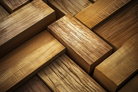 复杂拼图的木地板背景图片