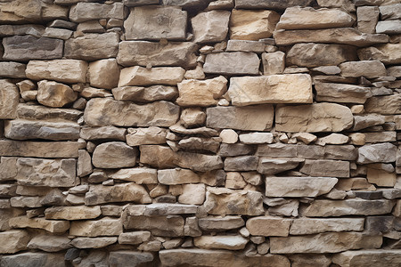 岩石堆砌墙壁背景图片